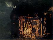 Joseph wright of derby The Blacksmith-s shop painting